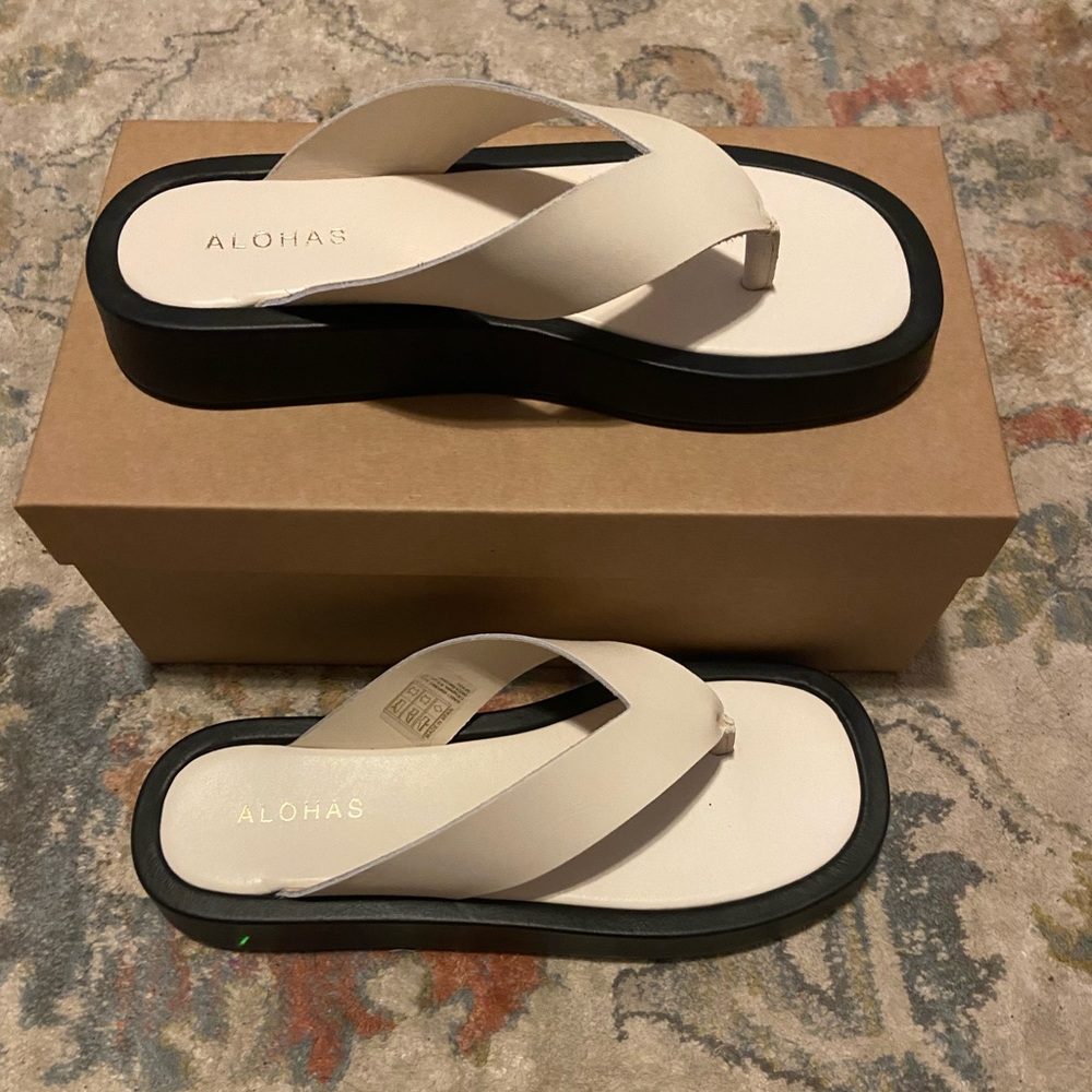 NWT Alohas Chunky sandals